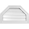 Ekena Millwork Octagonal Top Surface Mount PVC Gable Vent w/ 2"W x 1-1/2"P Brickmould Frame, 22"W x 14"H GVPOT22X1402SF - alternate 1